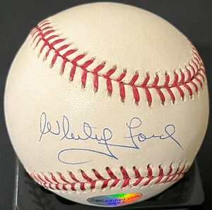 Whitey Ford New York Yankees HOF Signed OML Baseball JSA Authenticated - Picture 1 of 7