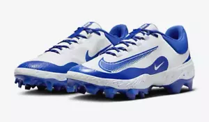 Nike Alpha Huarache Elite 4 Low MCS Baseball Cleats Blue FD6255-106 Men's 11 - Picture 1 of 6