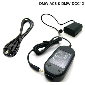 Cargador de corriente adaptador de CA para Panasonic Lumix DMC-GH3 K DMC-GH4 K DC-GH5 M DC-G9 - Imagen 1 de 7