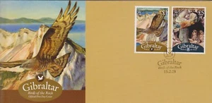 GB - GIBRALTAR 2008 Birds of the Rock/Definitives High Value SG 1259-1260 FDC - Picture 1 of 1
