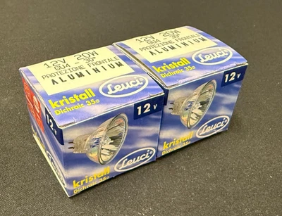 2 x 20MR11/FTD/C-12V Leuci - 20w 12V MR11 GU4 base Covered Glass 30' Beam Spread - Image 1 of 4