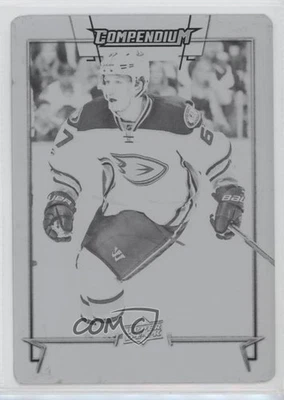 2017-18 Upper Deck Compendium Printing Plate Black 1/1 Rickard Rakell #305 0c3 - Image 1 of 3
