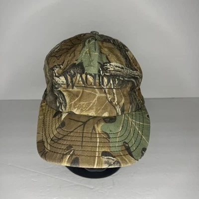 Chapéu Snapback Vintage Anos 90 Realtree Wachoma Camuflado Anos 90 - Imagem 1 de 4