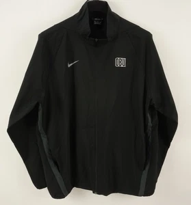 Giacca Nike Dri-FIT Team Woven Uomo 2XL Full Zip Up Nera OBU Team Training - Foto 1 di 11
