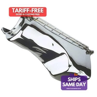 Trans-Dapt 9294, One Chrome Steel Bb Chevy Oil Pan High Performance & Racing Par - Image 1 of 4
