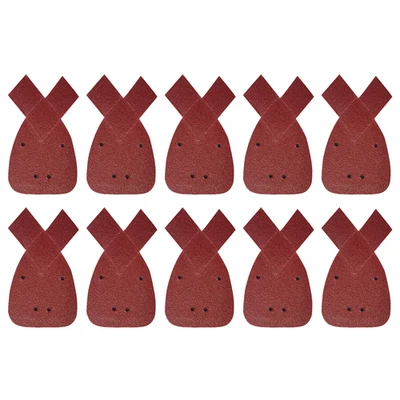 DAPETZ Mouse Sanding Sheets 140mm 4 Holes For Black and Decker Palm Sander 10PC 60Grit