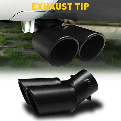 Car Rear Exhaust Pipe Tail Muffler Tip Auto Accessories Replace Kit Black AAA - Image 1 of 4