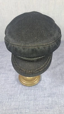 LL BEAN VINTAGE WOOL CAP WITH BRAIDING, SCRIPT LABEL - Image 1 of 4