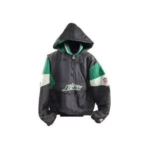 Vintage New York Jets STARTER Puffer 1/2 Zip Pullover Men's Size XL - Picture 1 of 15