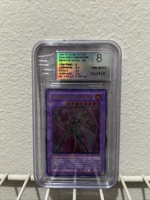 1ST ED-ULTIMATE RARE #EN033 ELEMENTAL HERO SHINING PHOENIX ENFORCER PSA 8 - Image 1 of 2