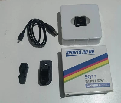 TELECAMERA CAM SQ11 FULL HD MINI DV MICRO CAMERA INFRAROSSI - Immagine 1 di 2