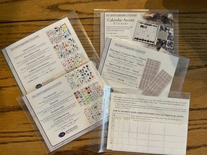 Lote Pegatinas Creativas Memoria Variedad Fundamentos Calendario Acento, Papel Corrección - Imagen 1 de 9