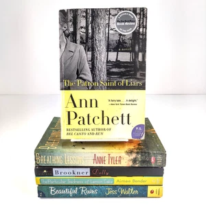 Lot of 5 Women's Luminous Literary Fiction Books by Ann Patchett Anne Tyler etc - Imagen 1 de 7
