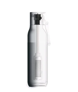 32oz Larq Movement In Straw Filtered Flip Top Water Bottle White Pebble Purevis - Picture 1 of 8
