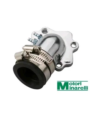 COLLETTORE ASPIRAZIONE SCOOTER MINARELLI ORIZZONTALE YAMAHA IN ALLUMINIO  - Immagine 1 di 4