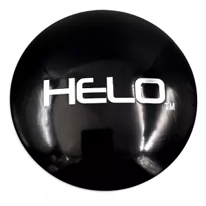 Helo 4.5" Gloss Black Wheel Center Hub Cap Logo/Sticker fits 8 Lug HE878/HE879 - Picture 1 of 5