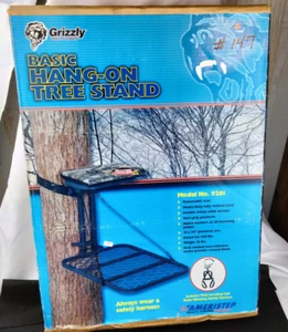 GRIZZLY AMERISTEP 18x24 "HANG ON" DEER HUNTING TREE STAND 300LB - Picture 1 of 6