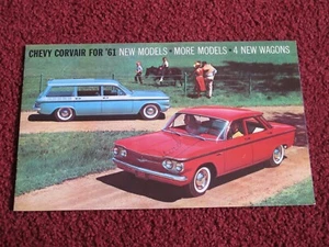 Chevrolet Car Brochures: 1960 Chevy Station Wagons and 1961 New Corvair models - Picture 1 of 7