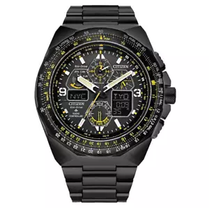 Reloj Citizen JY8127-59E Promaster Skyhawk esfera negra zafiro hora mundial - Imagen 1 de 5