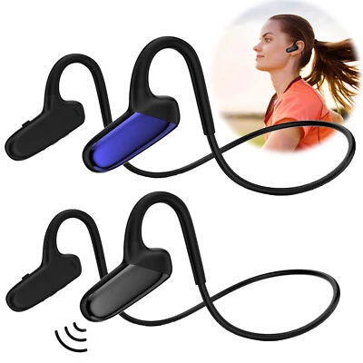 Bluetooth Headset Wireless Earphone Hands-free Call Earpiece Bone Conduction - Image 1 of 4