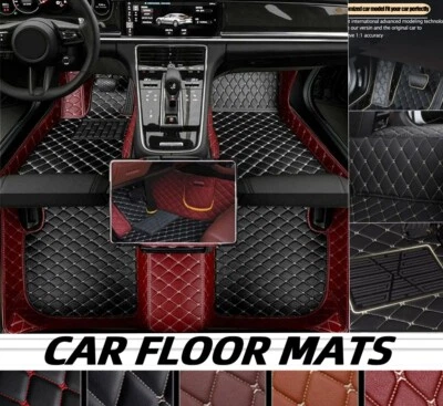 For Jaguar Car Floor Mats I-Pace 2018-2020 Custom PU Leather Carpets All Weather - image 1 of 4