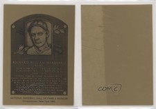 1981-89 Metallic Hall of Fame Plaques 1983 Rube Marquard HOF