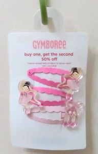 Gymboree WINTER BALLERINA Pink Hair Clips - Picture 1 of 2