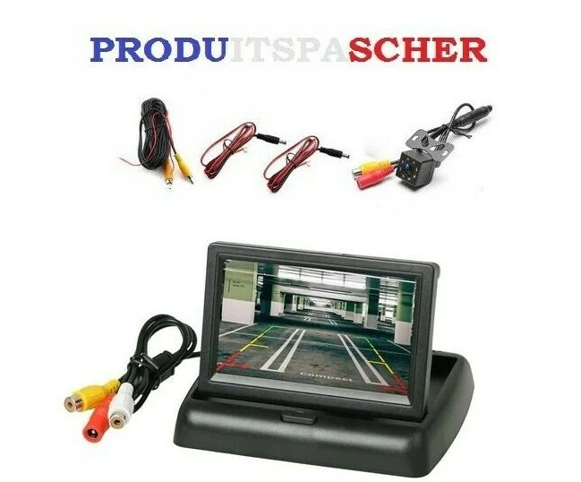 Camera de recul led avec ecran uniservel pour toutes voiture et camion - Photo 1/1