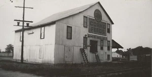 Farmers Union Gin Company Senath Missouri Vintage 1950er Foto Corno Feeds Schild - Bild 1 von 2