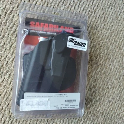 Safariland para Sig Sauer P320 con luz montada en arma: modelo 7378 7TS ALS ocultar Foto 1 de 4