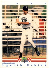 1992 Classic/Best Montreal Expos Baseball Card #379 Ugueth Urbina 