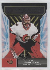 2021-22 SPx Radiance F/X Gold /50 Filip Gustavsson #RFX-72 Rookie RC
