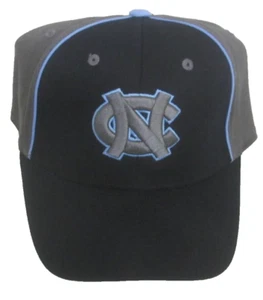 North Carolina Tar Heels Multi-Color Stretch Fitted Hat By Top of the World, M-L - Picture 1 of 4