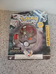 Pokemon PACHIRISU STARAVIA Keychain Poke Ball Keyring Diamond Pearl Anime  - Picture 1 of 5