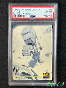 1995 Star Wars Galaxy Series 3 P5 AT-AT Promo PSA 8 1 Of 1