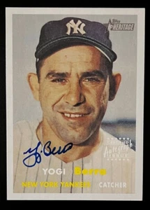 Yogi Berra 2006 Topps Heritage Real One Autographs New York Yankees - Picture 1 of 2