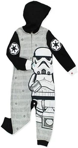 Lego Star Wars Stormtrooper Hooded Sleeper Blanket Pajama Boy Size 8 - Picture 1 of 1