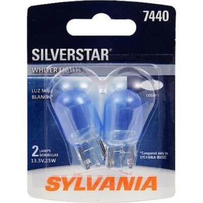 Bombilla de respaldo-SYLVANIA SilverStar Blister Pack TWIN CARQUEST 7440STBP2 COCHE Foto 1 de 4