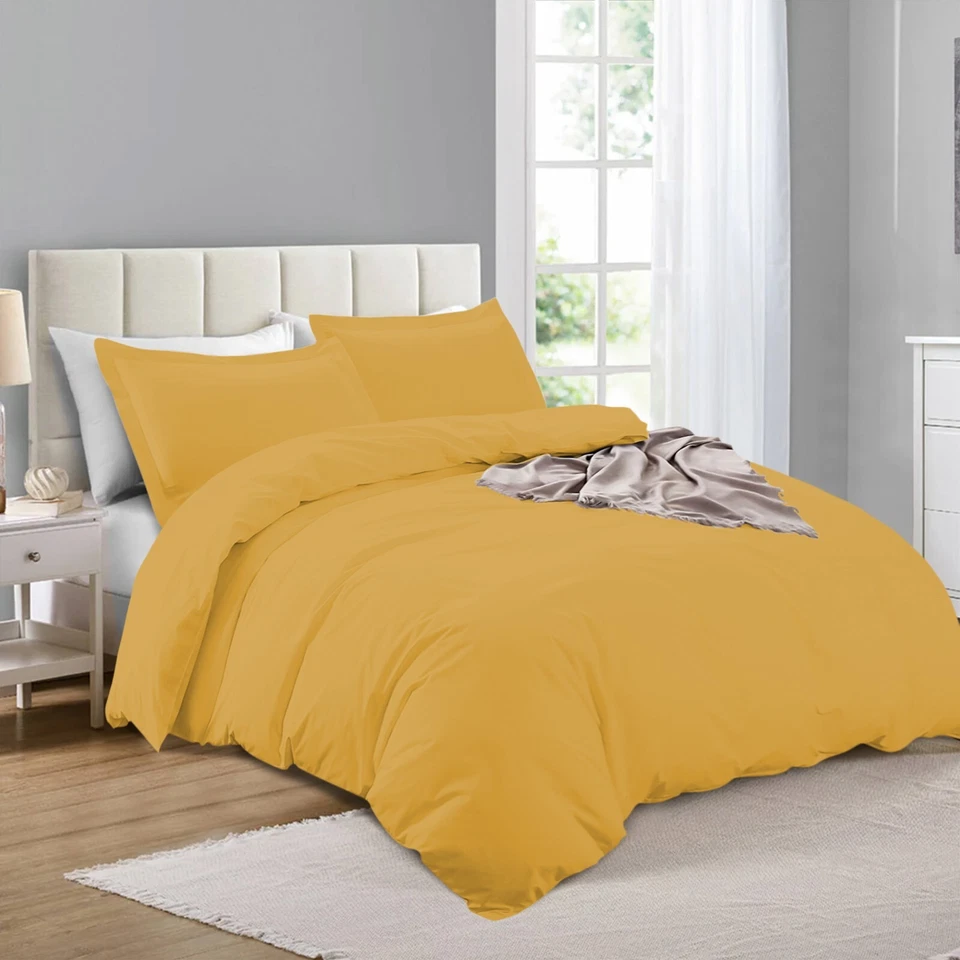 Juego de cama funda nórdica de lujo Feel Like algodón calidad hotel Twin Queen King EE. UU. Foto 1 de 1