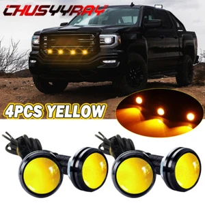4X Yellow LED Grille Mark Light 1.5W Low Power For Toyota Tacoma Tundra 4Runner - Picture 1 of 14