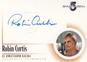 THE COMPLETE BABYLON 5 (2002) - AUTÓGRAFO A9 ROBIN CURTIS (EMBAJADOR KALIKA) - Imagen 1 de 1