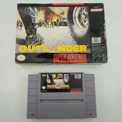 Outlander - Cartridge - Box - Super Nintendo Snes - Actually Tested - Cleaned - Image 1 of 4