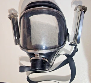 Italian/German Police Military Drager Gas Mask Panorama Nova S Helmet 40mm NATO - Picture 1 of 8