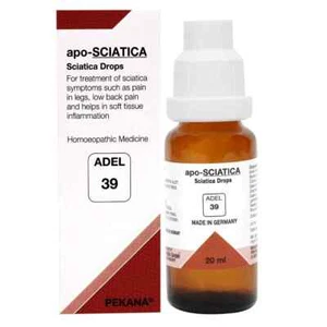 Adel 39 Apo Sciatica Homeopathy Drop, 20ml - Picture 1 of 2