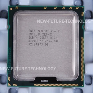 Intel Xeon X5672 (AT80614005922AA) SLBYK CPU 3200 MHz Processor 3.2 GHz LGA 1366 - Picture 1 of 1