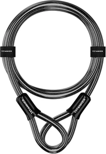 Bike Lock Cable,12Mm Thick Security Cable with Loops Heavy Duty Steel Cable Viny - Picture 1 of 12