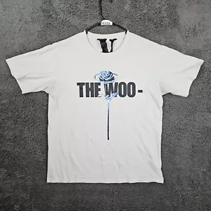 Camisa Pop Smoke VLONE The Woo Para Hombre Talla Grande XL Streetwear Rosa - Imagen 1 de 9