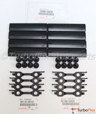 Kit de clips y pernos para desmontar portaequipajes de techo Toyota Land Cruiser Lexus LX570 08-19 Foto 1 de 4