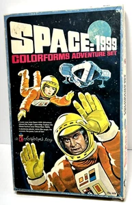 Vintage 1976 SPACE 1999 Colorforms Adventure Play Set No 609 Toy Moon Base Alpha - Picture 1 of 24