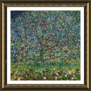 Apple Tree by Gustav Klimt | Framed canvas | Wall art print oil painting HD - Picture 1 of 12